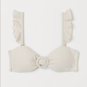 H&M Flounce Ruffle Bikini top